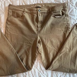 American Eagle 360 Degree Ne(x)t Level Stretch High Rise Khaki Jegging - Size 20